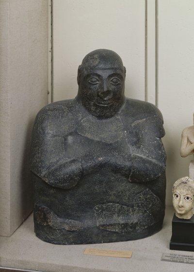 Busto de Lupad, un oficial de la ciudad de Umma, 2900-2400 a.C. de Mesopotamian